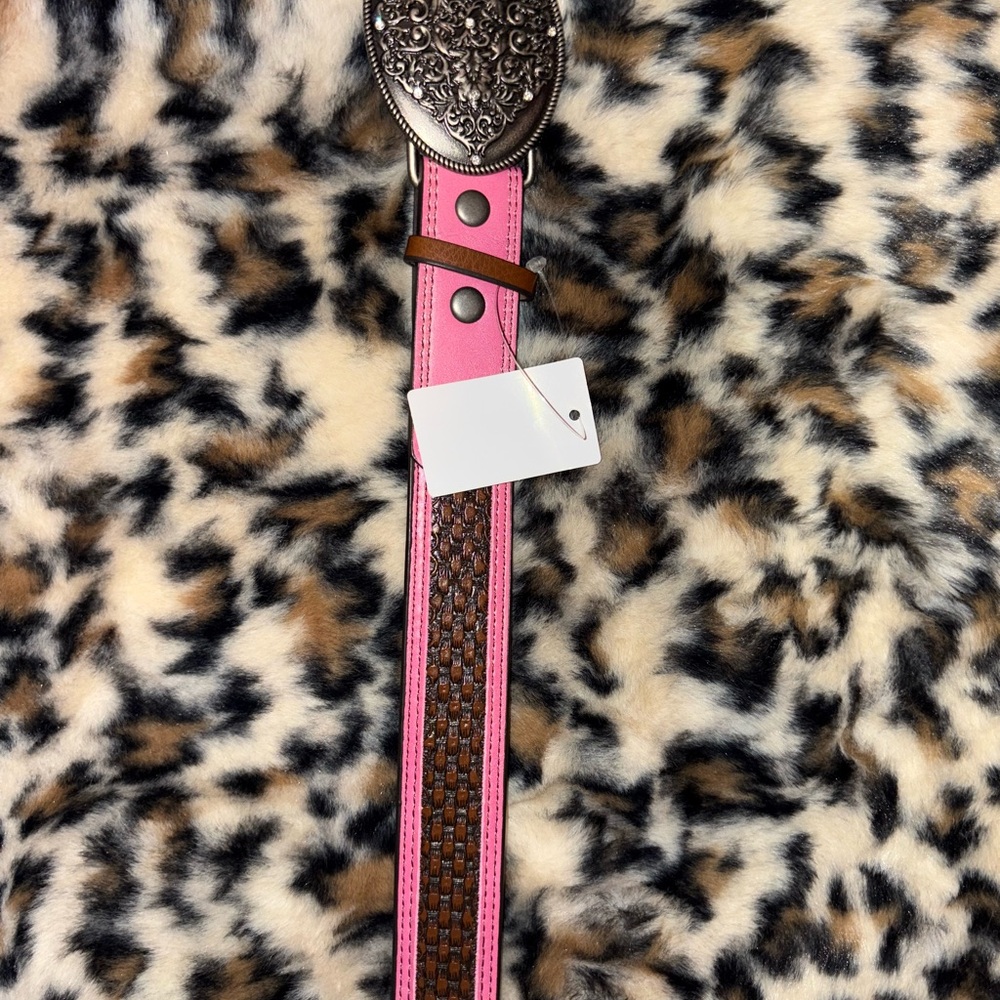 Studio Pink and Brown Women's Belt